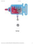 Glitter Acrylic Plastic  Badge Holder for Healthcare workers