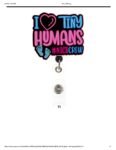 Plastic  Badge Holder for Healthcare workers
